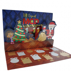 foil stamping, pop-up, UV coatings, scratch-off