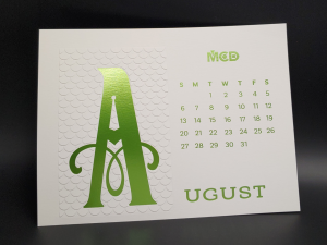 MCD 2023 Desktop Calendar - August