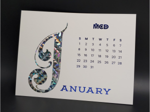 MCD 2023 Desktop Calendar - January