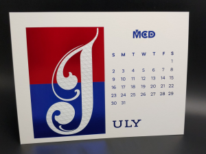MCD 2023 Desktop Calendar - July